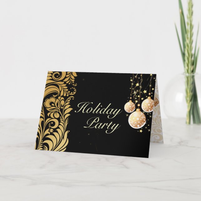 Cartes de voeux de Noël, Bellissimo Damask (Devant)