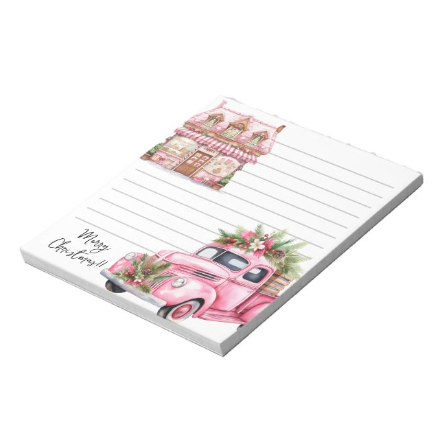 Cartes de voeux de Noël Bloc-notes (Tourné)