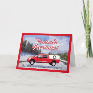 Cartes de voeux de Noël de l'entrepreneur