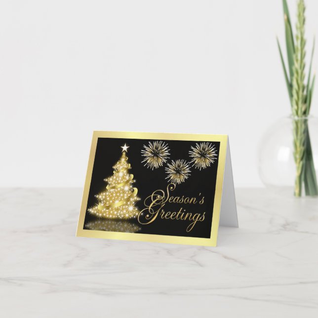 Cartes de voeux de Noël d'entreprise (Devant)