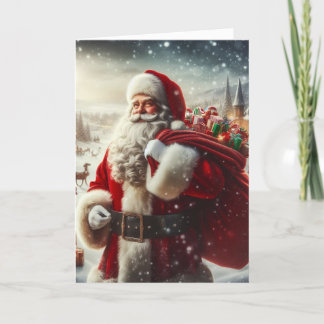 Cartes de voeux de Noël du Père Noël