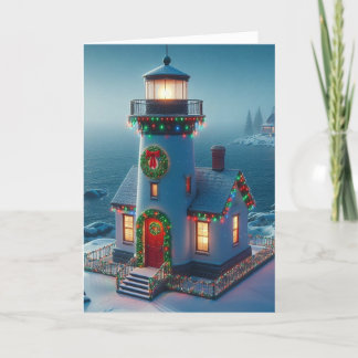 Cartes de vœux de Noël du phare