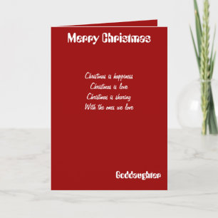 Cartes de voeux de Noël Godgirl