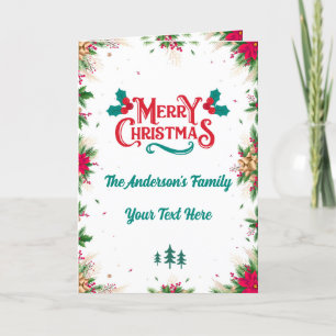Cartes de voeux de Noël personnalisées