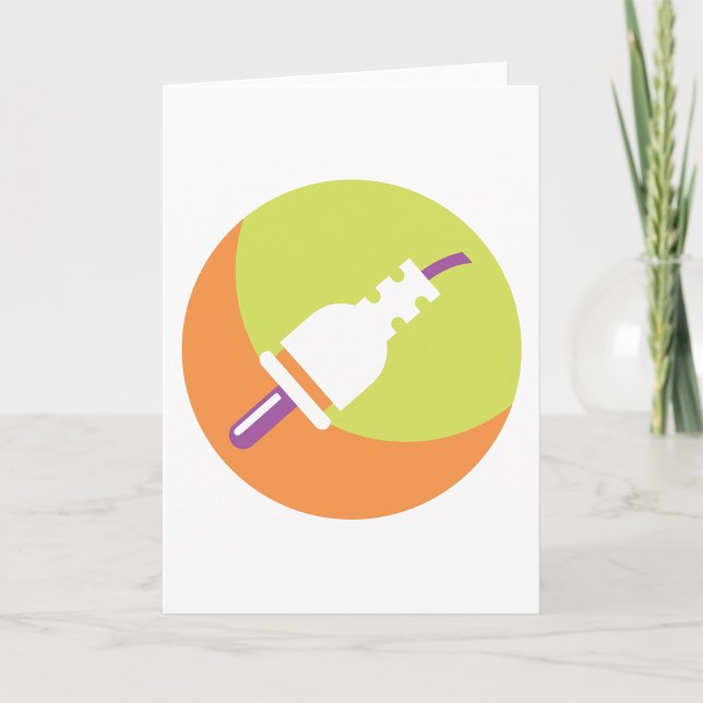 Cartes de voeux de prise d'alimentation (Créateur téléchargé)