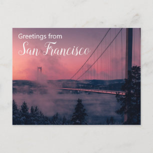 Cartes de vœux de San Francisco avec Pont