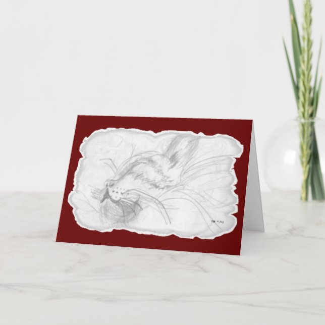 Cartes de voeux de sommeil léger (Devant)