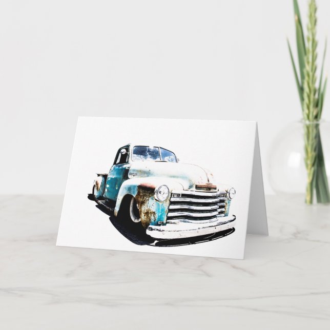 Cartes de voeux de voiture (Devant)