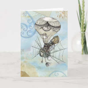 Cartes de voeux de Whimiscal Steampunk