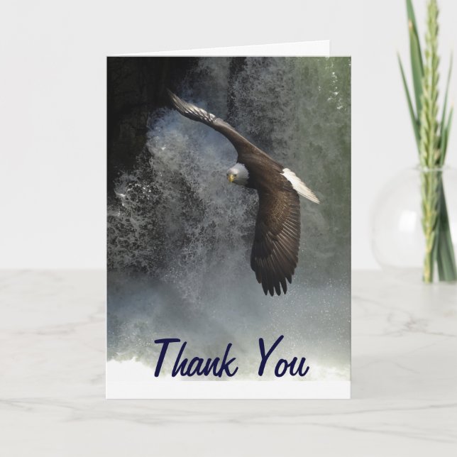 Cartes de voeux d'Eagle chauve (Devant)