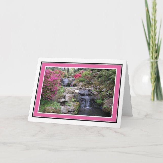 Cartes de voeux des jardins bodnant (Devant)