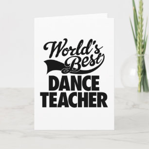 Cartes de voeux des meilleurs professeurs de danse