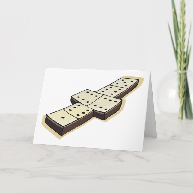 Cartes de voeux Domino (Devant)