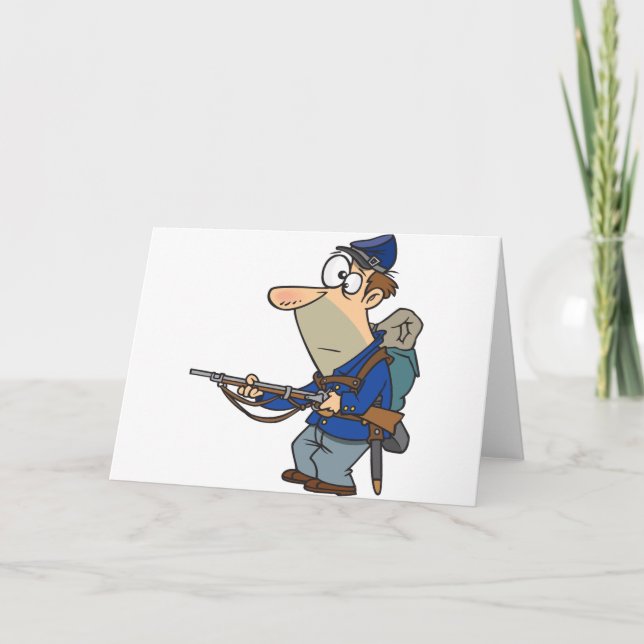 Cartes de voeux du soldat de l'Union (Devant)