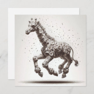 Cartes de voeux en papier de la Giraffe Rolled Mag