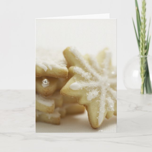 Cartes de voeux et autocollants de biscuit de (Devant)