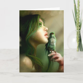Cartes de voeux et de notes pour Whisper vert