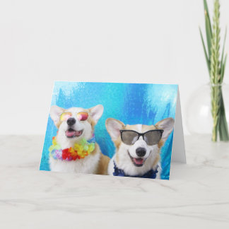 Cartes de voeux et enveloppes de Corgis de Lovin