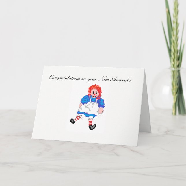 Cartes de voeux Félicitations à votre petite fille (Devant)