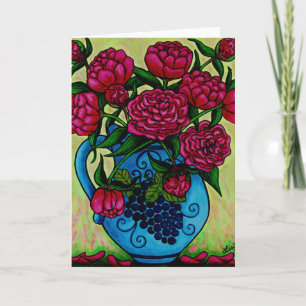 Cartes de voeux Funky Floral