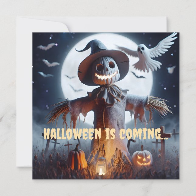 Cartes de voeux Halloween (Devant)