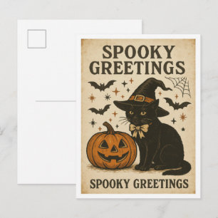 Cartes de vœux Halloween effrayants