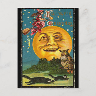Cartes de vœux Halloween vintage