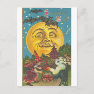 Cartes de voeux Halloween vintage Affiches classiq