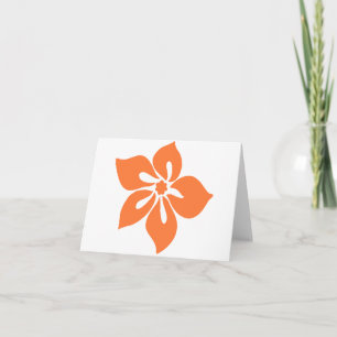 Cartes de voeux "Happy Hibiscus" en Papaya
