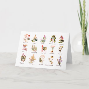 Cartes de voeux Herbes et épices
