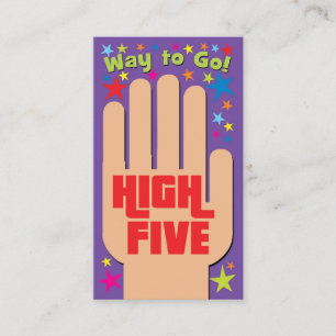 Cartes de vœux High Five