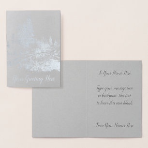 Cartes de voeux hiver de Vancouver sur mesure Arge