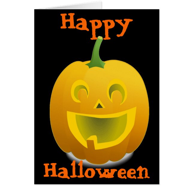 Cartes de voeux Holloween - Jack-o'-lantern - Cade (Devant)