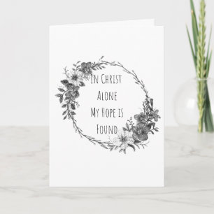 Cartes de vœux In Christ Alone