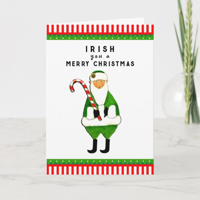 Cartes de voeux irlandaises de Noël (Devant)