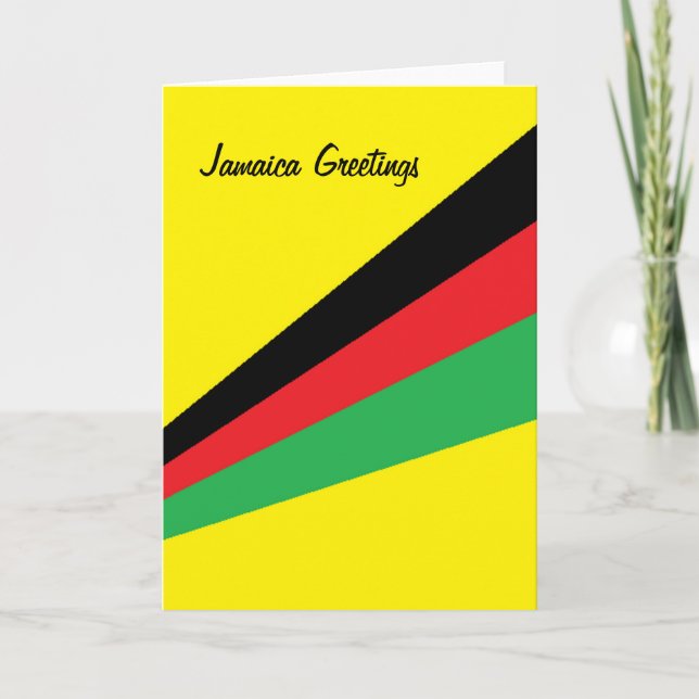Cartes de voeux Jamaïque (Devant)