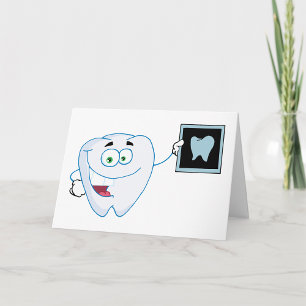 Cartes de voeux Joyeuses pour dents blanches