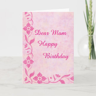 Cartes de voeux Joyeux Anniversaire Maman