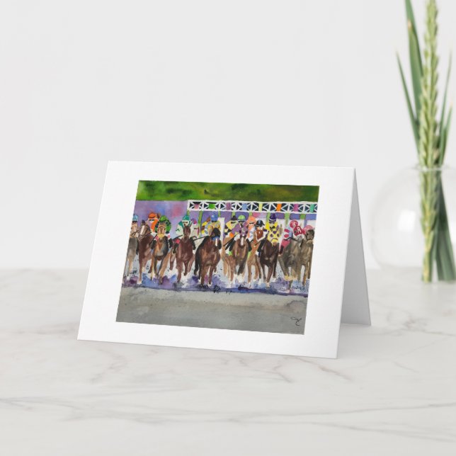 Cartes de voeux Kentucky Derby (Devant)