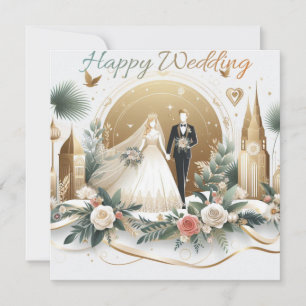 Cartes de voeux Mariages joyeuses