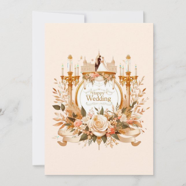 Cartes de voeux Mariages joyeuses (Devant)