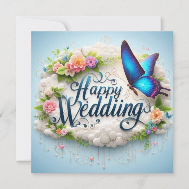 Cartes de voeux Mariages joyeuses (Devant)