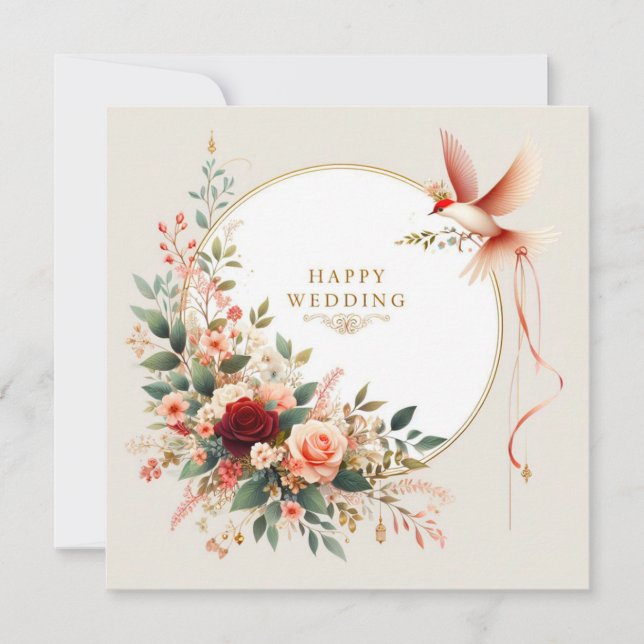 Cartes de voeux Mariages joyeuses (Devant)