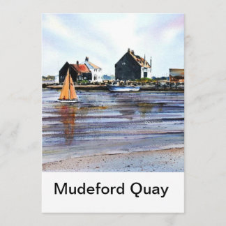 Cartes de voeux Mudeford Quay No1