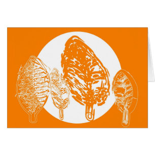 Cartes de voeux orange