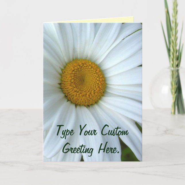 Cartes de voeux personnalisées Fleurs sauvages (Devant)