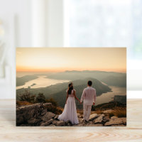 Cartes de vœux photo horizontales personnalisées