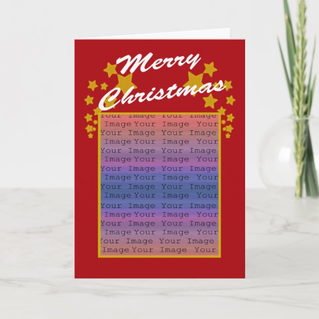 Cartes de voeux photos de Noël (Devant)
