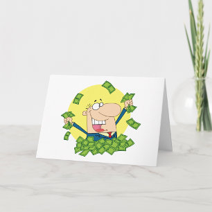 Cartes de voeux Pile d'argent