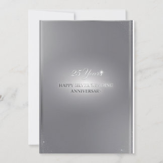 Cartes de vœux pour 25 ans de mariage